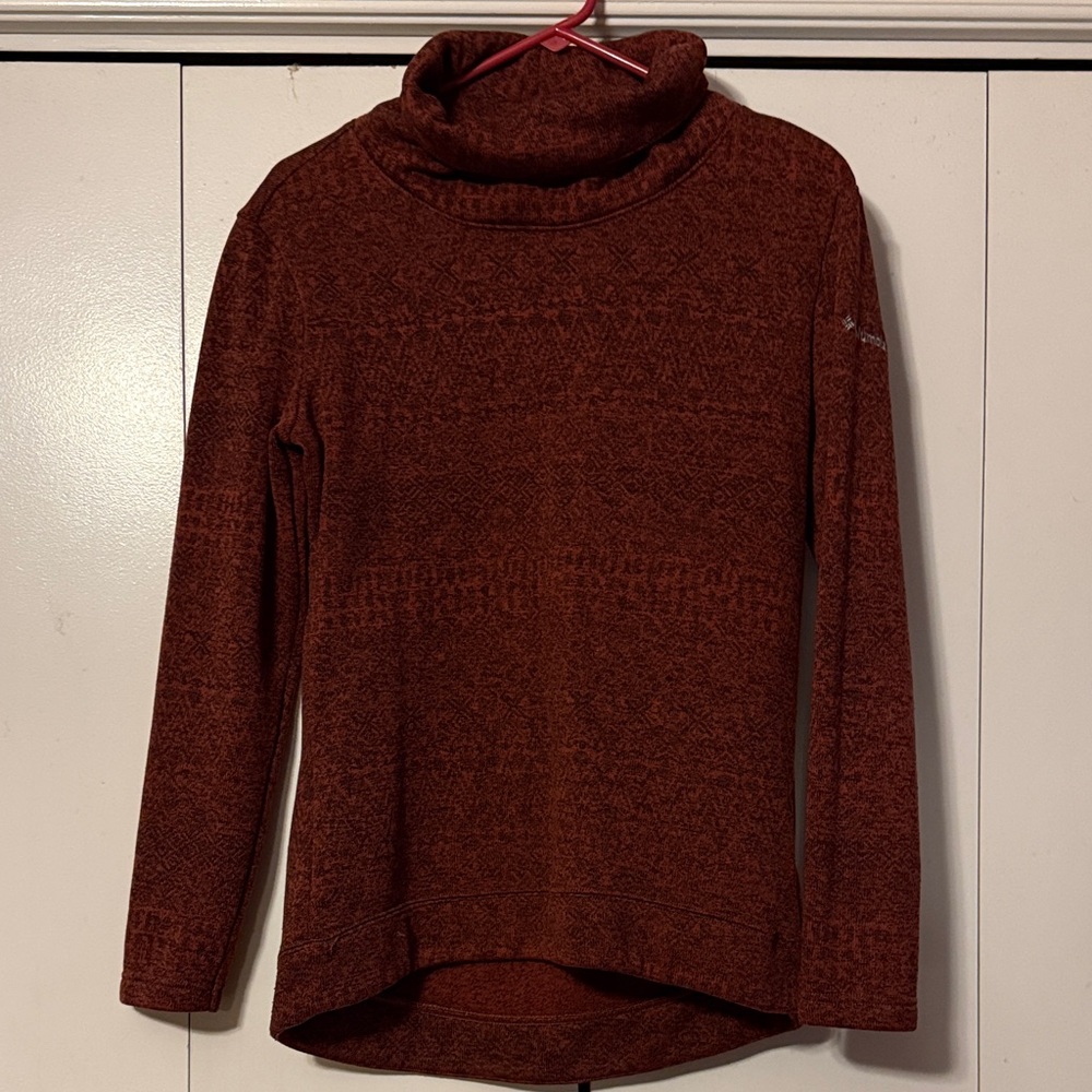 Women's Maroon Columbia Sweater